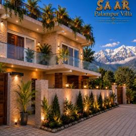 SAAR Palampur Villa 5 BHK With Dhauladhaar Mountains View, hotel in Pālampur