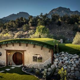 Sequoia Haven Hole - Whimsical, Fairy Tale Earth-Berm Riverfront