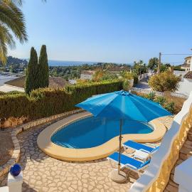 Villa con vistas al mar en Moraira
