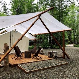 Romantic Safari Tent in Forks, Washington, Perfect for a Relaxing Weekend Getaway to Ruby Beach, WA, hotel Forksban