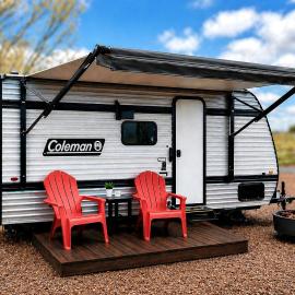 Rustic Canyon Camper Bunk Retreat with Mini Bunks Near Route 66 in Williams, Arizona