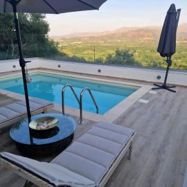 Koufos with view in countryside - Private Pool