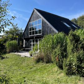 Lovely Beach Home Enveloped In Green Surroundings