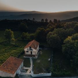 Brisas do Monte, Casa en la montaña, Ribeira Sacra, hotel v destinaci Nogueira de Ramuin