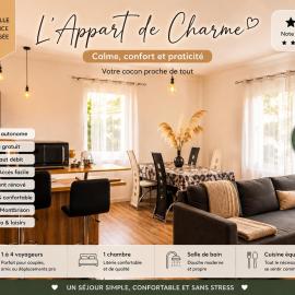 appart de charme a 2 pas du centre de Montbrison