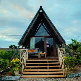 Cozy A-Frame Retreat in Zanzibar Nungwi Leo Glamping