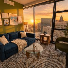 Stylish Westown 2BR Retreat 10 min to Fiserv Forum