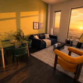 Modern Westown 2BR with Balcony - 5 min to Deer District