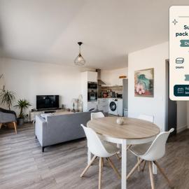 Appartement 4 pers, proche océan avec piscine et animaux admis - FR-1-521-257