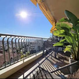 Magnifique appartement vue mer Nice les Baumettes