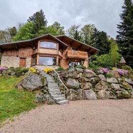 Chalet bois à Liézey : confort moderne, terrasse, proximité Gérardmer et chemins pédestres