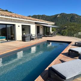 Luxury Villa with Sea and Mountain View in Porto Vecchio