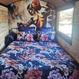 Roulotte cosy avec bain nordique - Vosges