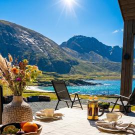 Viesnīca Panoramic Seaside Cabin in Vesterålen - Arctic Ocean Views - Close to the Beach pilsētā Bø