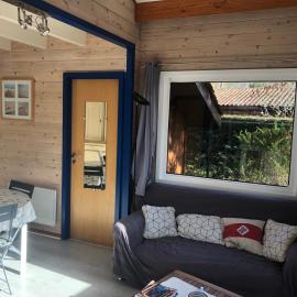 Chalet dans un camping, hôtel à Biscarrosse