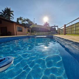 Chácara com piscina privativa a 5 min do centro
