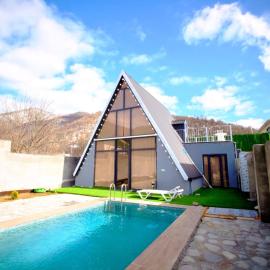 A-Frame House in İsmayilli district, hotel a Cülyan