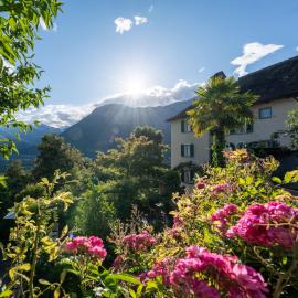 Le jardin - Demeure d'exception, vue et terrasse, hotell sihtkohas Masera