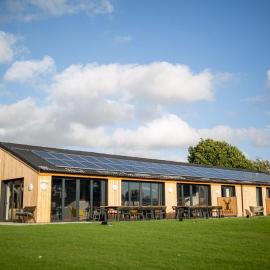 Threshing Barn by Keepers Cottages