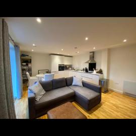 Luxury One Bed Apartment w Car Parking, by Station