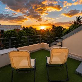 Le Nid Doux Duplex cosy avec vue et terrasse, hotel in La Possession