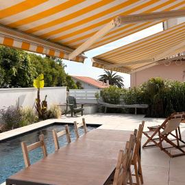 Villa Vue Océan, Piscine Chauffée, Centre & Plages à pied