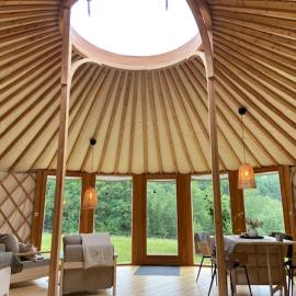 Glamping nad Meandry v jurtě
