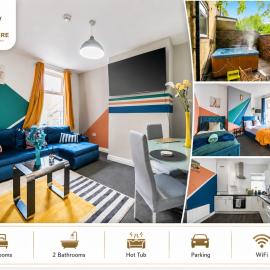6BR Modern Home in Salford Sleeps 13 | Uni Nearby โรงแรมในแมนเชสเตอร์