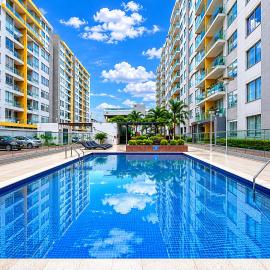 Apartamento - 3 habitaciones - Zona tranquila - Piscina & GYM - Parqueadero - Internet, hotel Cartagena de Indiasban