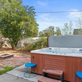 City Lights Soaking Nights Hot Tub Near Arena