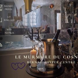 Le Murmure du Cosnier Suite privée avec spa, hotelli kohteessa Bernay