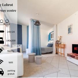Le Lobrot - studio 2 personnes - parking facile, hotel di Bernay