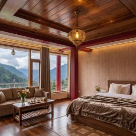 Hotel Majestic Stayz,Sky Mountain view,Mall road Manali