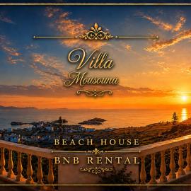 Villa Mousouna- Panoramic SeaView Oasis in Lefkos, hotel a Vrachonisída Sókastro