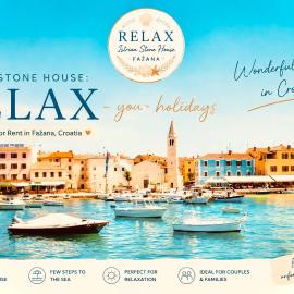 ADRIA - RELAX - Istrian stone house in the heart of the beautiful fishing village FAŽANA - FASANA - only few steps from the sea and the wonderful beach