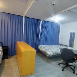 Cozy studio apartment with 2 beds and kitchen