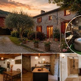 Spa privatif - Jardin - Salle de jeux - Maison Pyrénées, hotel in Arguenos