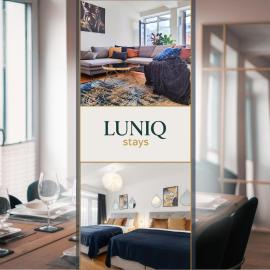 LUNIQ - Golden Loft Essen - 5 Min zum Hauptbahnhof & Messe - 8 Gäste
