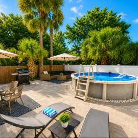 4 Bedroom House Near Downtown Tampa Sleeps 12 Pool Private Patio Pet Friendly