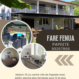 Fare fenua Maison 270m2 12p – hotel w mieście Papeete