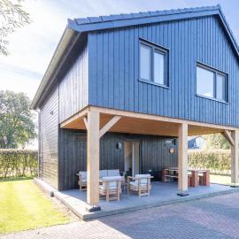 De Goudbalpeer - Ruim en luxe vakantiehuis voor 6 personen met uitzicht op wijngaard, hotelli kohteessa Ruinerwold
