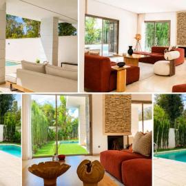 Elegant & Modern Villa - Pool & Golf Resort, hotel di Bouskoura