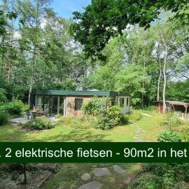 Natuurhuis Boscoso met openhaard en elektr.fietsen