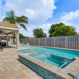 Pool, Hot Tub, Outdoor Kitchen Near Cocoa Beach, hotel Rockledge-ben