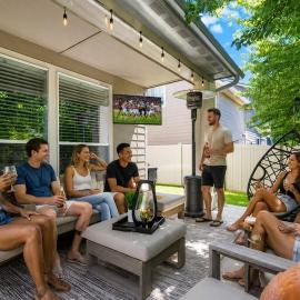 Hot Tub Sauna Fire Pit Office 4 BR Games