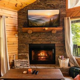 Murphy Cabin - Hot Tub Fire Pit & Views, hotel sa Murphy