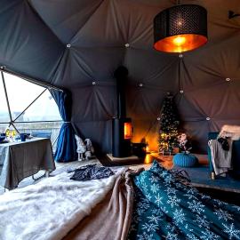 Geodome with Private Hot tub, hotel v destinaci Whitchurch Canonicorum