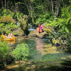 Wylde Roots River House - with natural river swimming pools