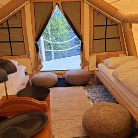 Glamping tält/tent - Glampingzelt -Lodge - Sjöutsikt, hotel a Blattniksele