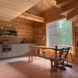 Handcrafted Log Chalet Villa Aarreaitta, hotel v destinácii Syöte